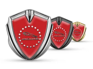 Jaguar 3d Emblema Badge Disegno Pro Inox 3D